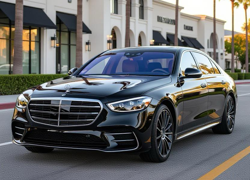 Mercedes S-Class luxury sedan - Premium executive transportation vehicle